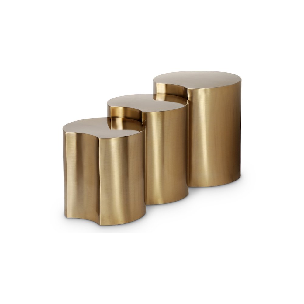 Dimple Gold End Table
