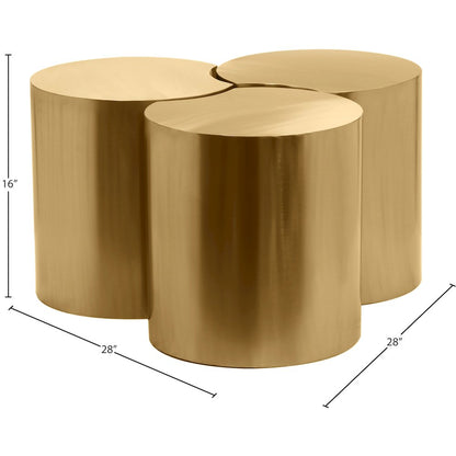 Dimple Gold Coffee Table