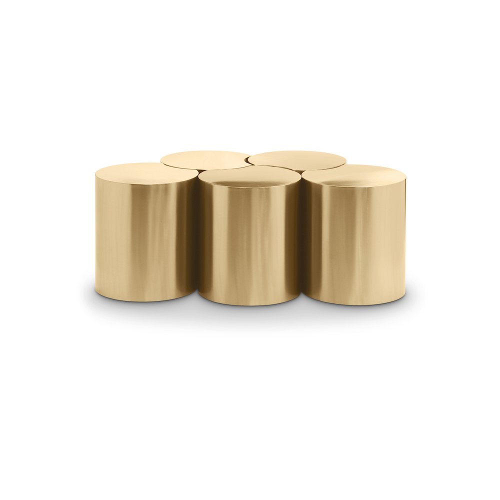 Dimple Gold Coffee Table