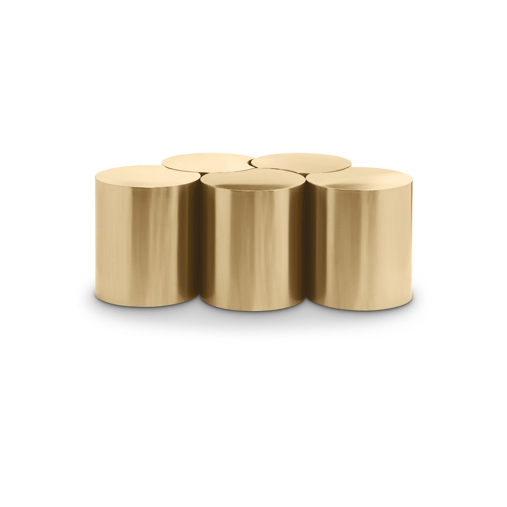 Dimple Gold Coffee Table