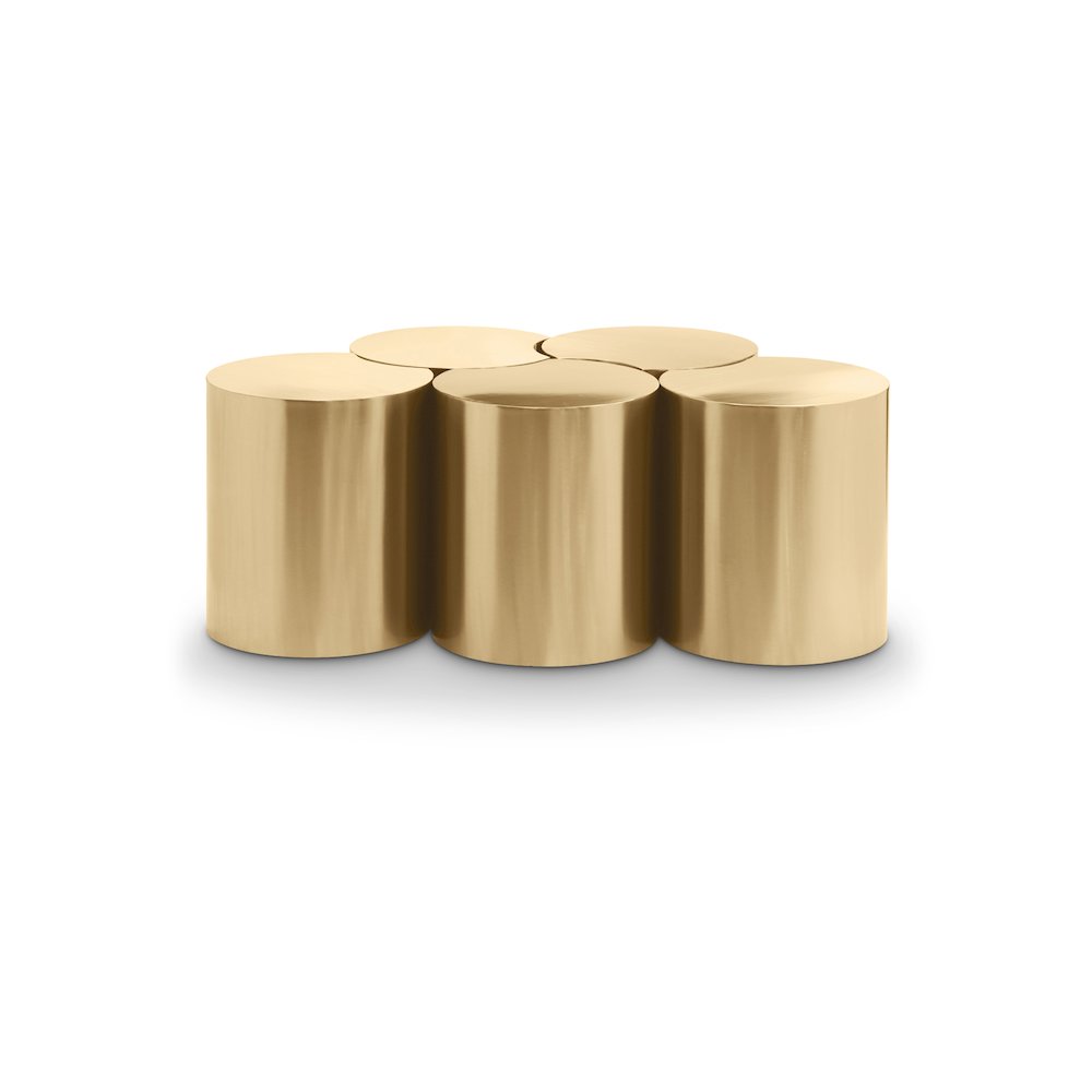 Dimple Gold Coffee Table