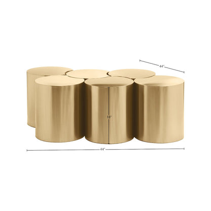 Dimple Gold Coffee Table