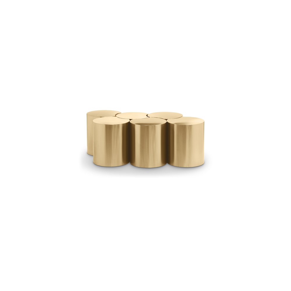 Dimple Gold Coffee Table