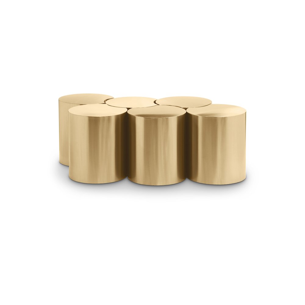 Dimple Gold Coffee Table