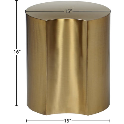 Dimple Gold End Table