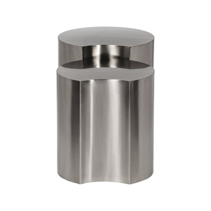 Dimple Silver End Table