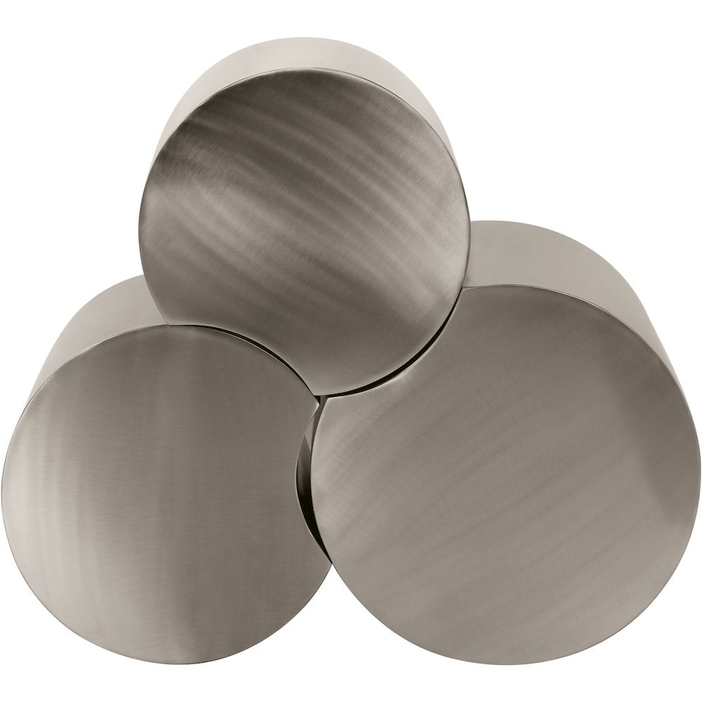 Dimple Silver End Table