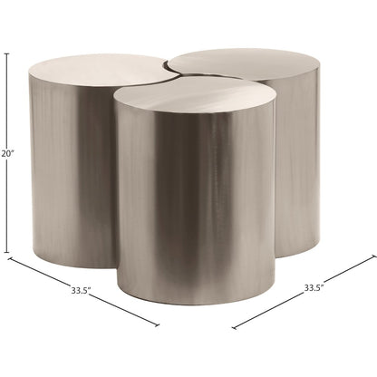 Dimple Silver Coffee Table