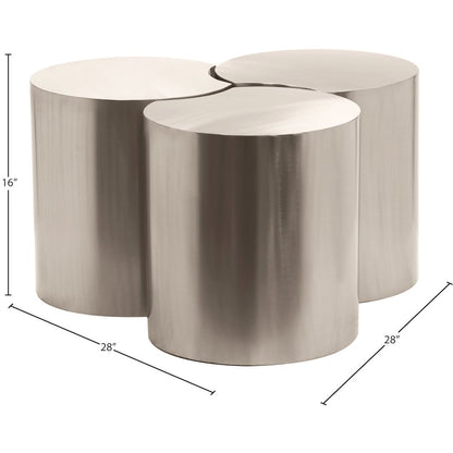 Dimple Silver Coffee Table
