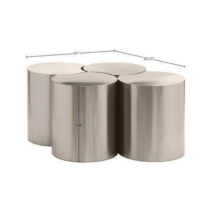 Dimple Silver Coffee Table