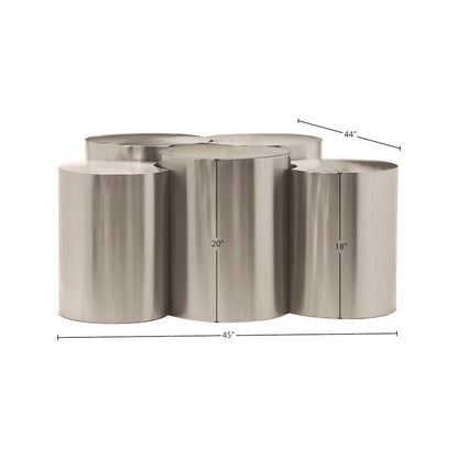 Dimple Silver Coffee Table