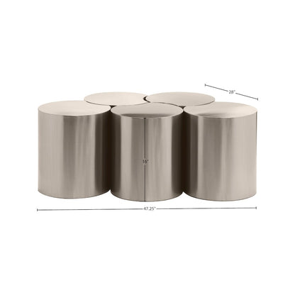 Dimple Silver Coffee Table