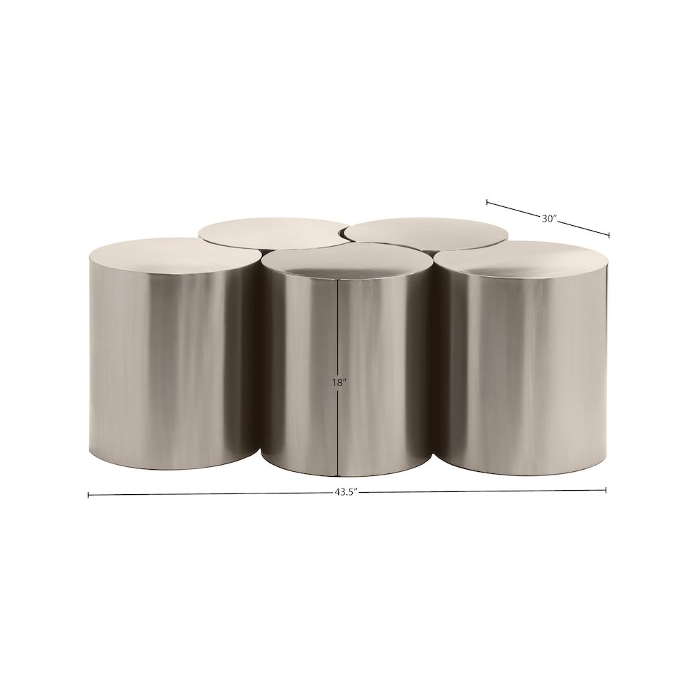 Dimple Silver Coffee Table