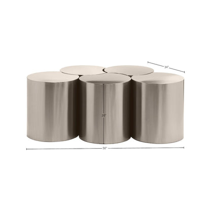 Dimple Silver Coffee Table