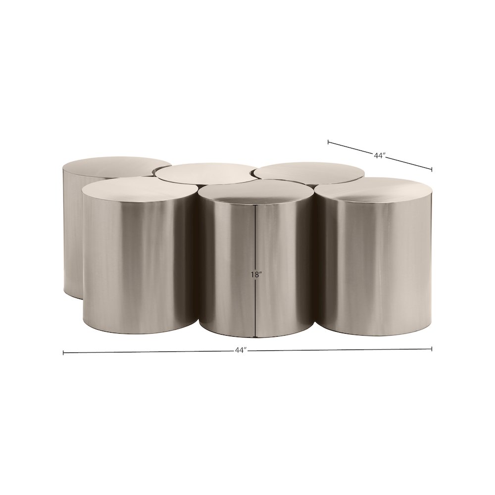 Dimple Silver Coffee Table