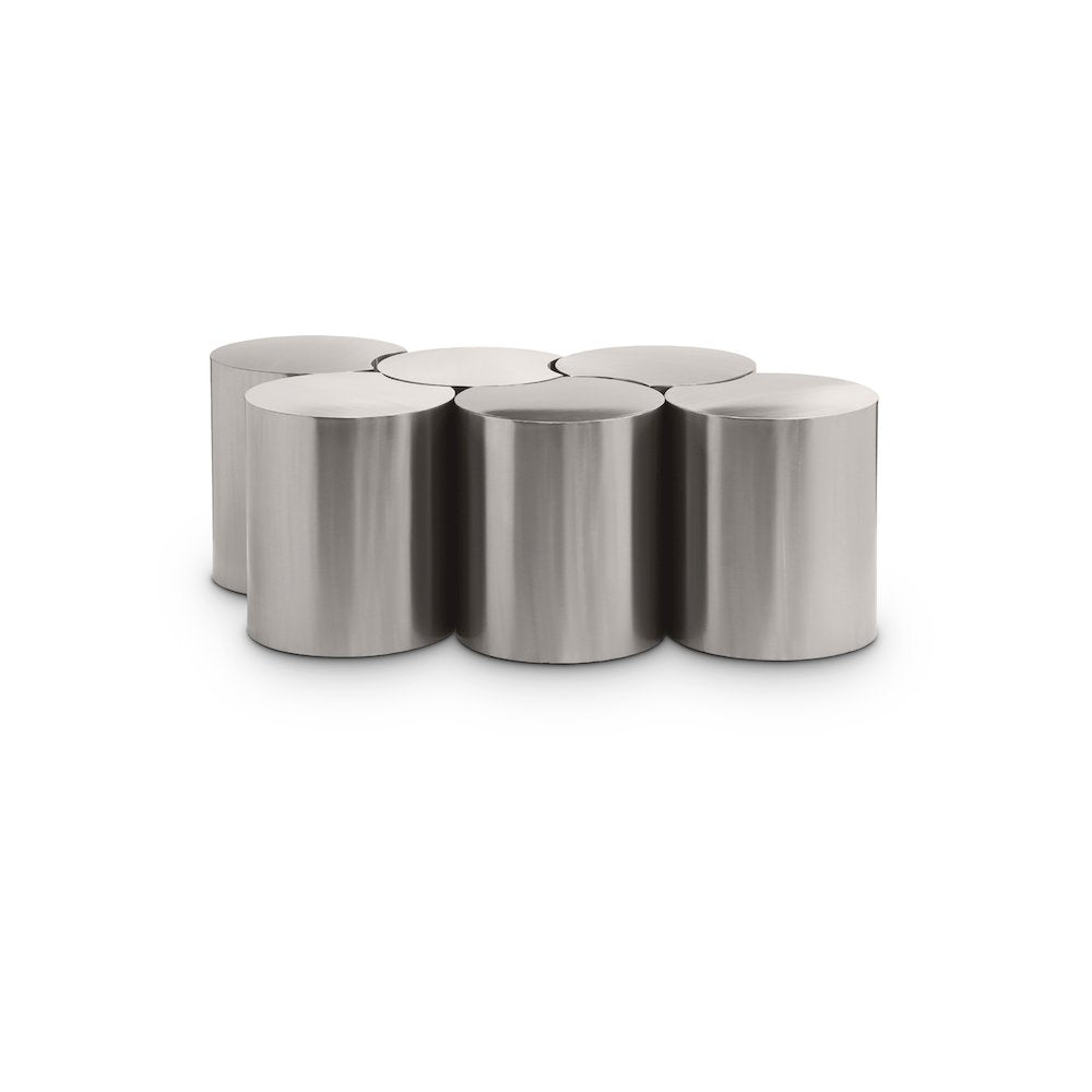 Dimple Silver Coffee Table