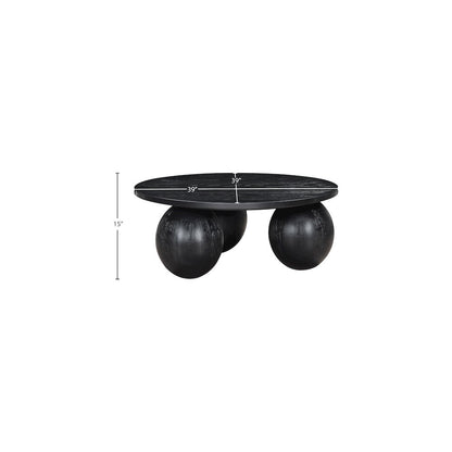 Fitch Black Oak Veneer Coffee Table