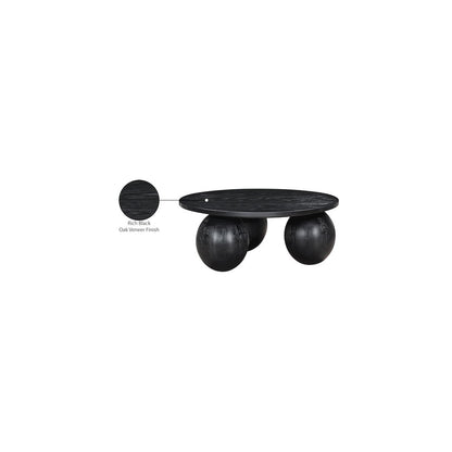 Fitch Black Oak Veneer Coffee Table