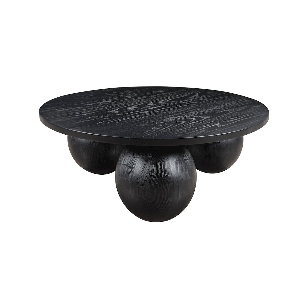 Fitch Black Oak Veneer Coffee Table