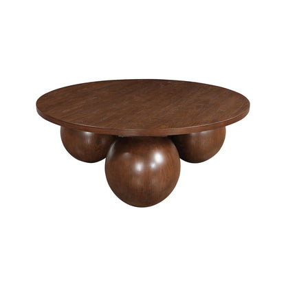 Fitch Brown Oak Veneer Coffee Table
