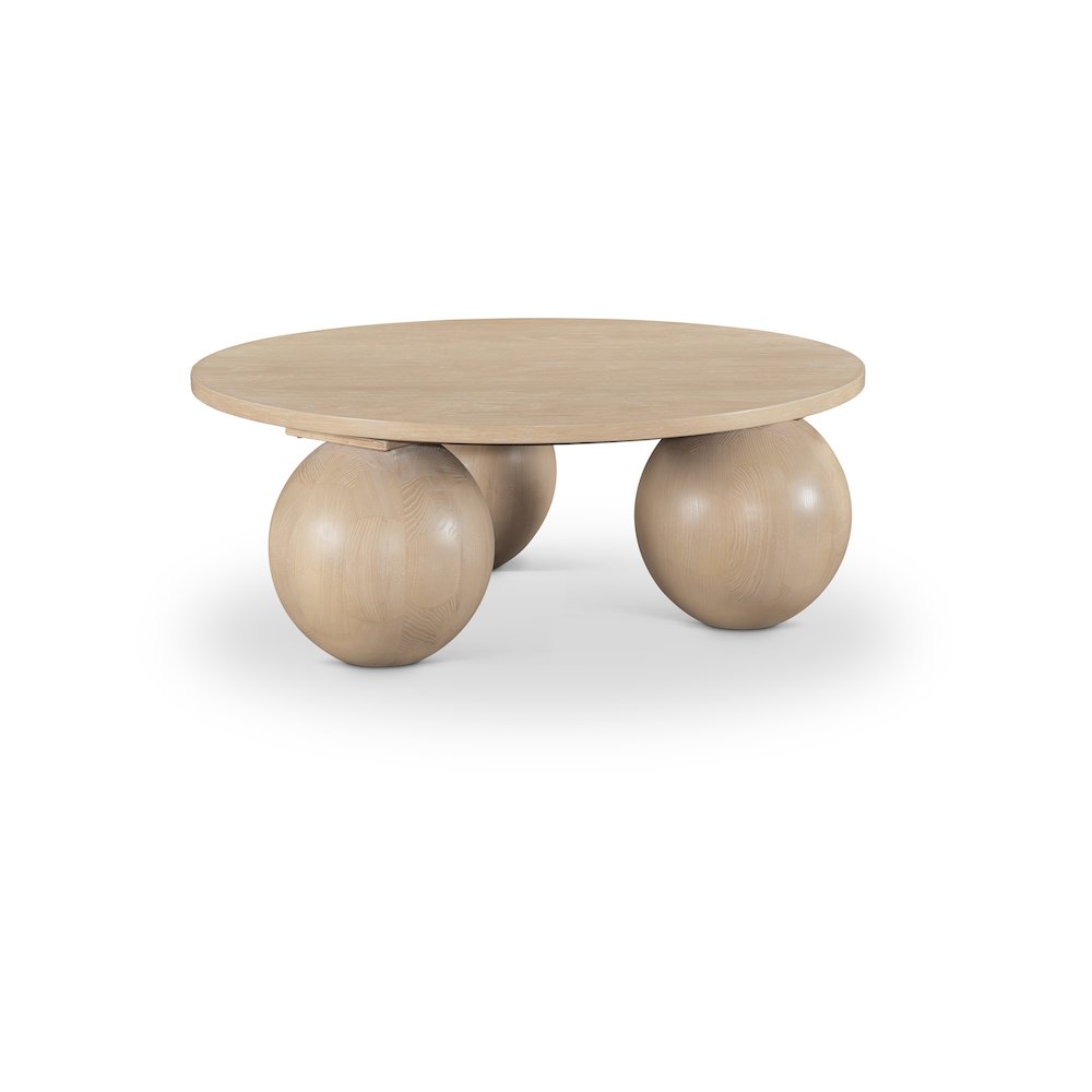Fitch Natural Oak Veneer Coffee Table