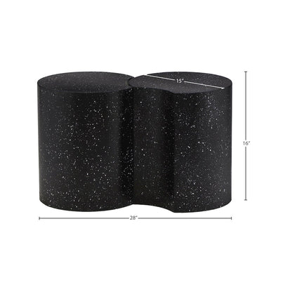 Dimple Black End Table