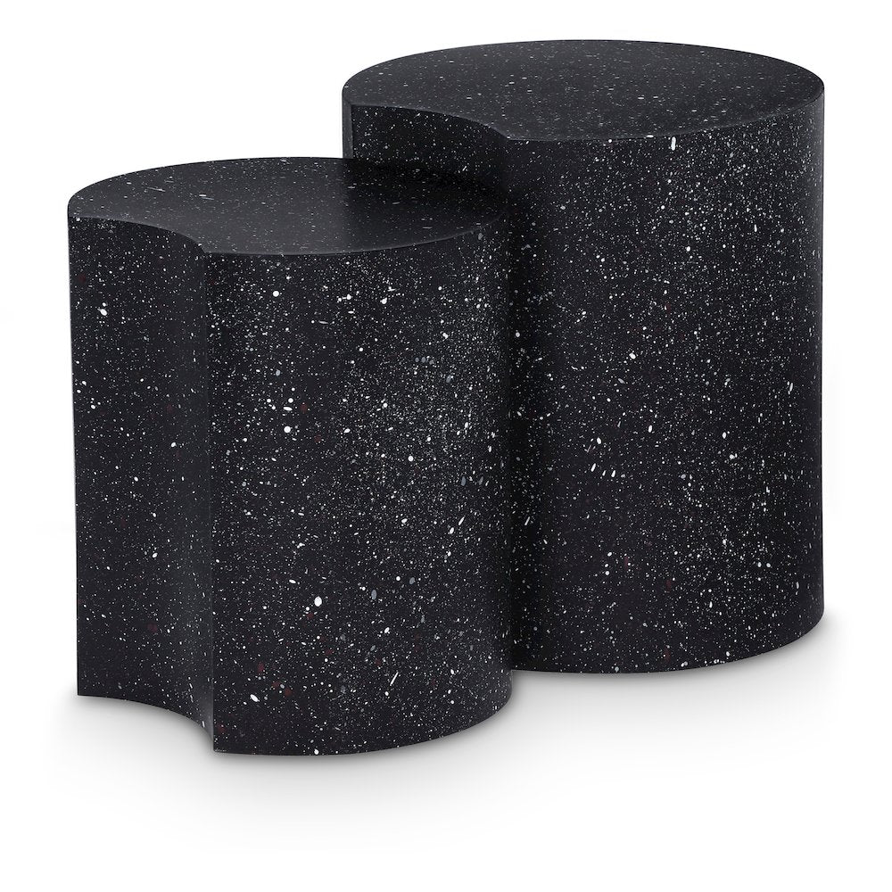 Dimple Black End Table