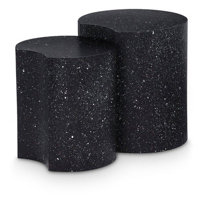 Dimple Black End Table