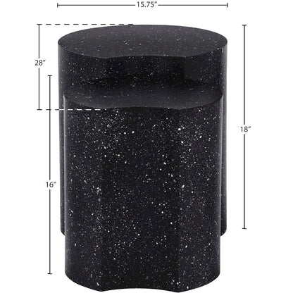 Dimple Black End Table