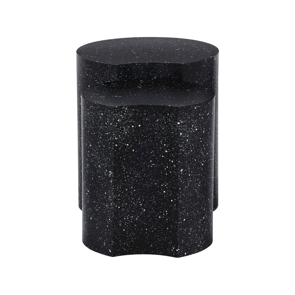 Dimple Black End Table