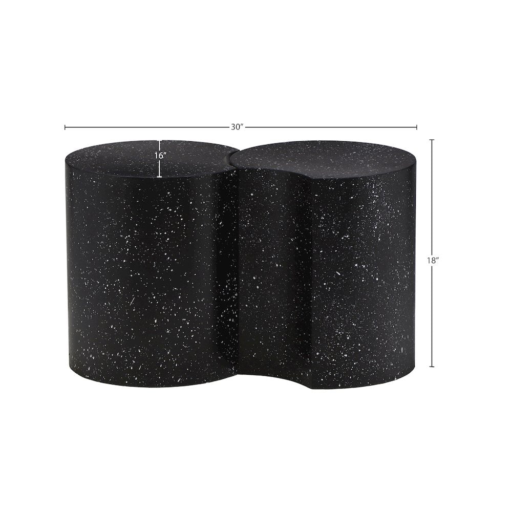 Dimple Black End Table