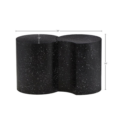 Dimple Black End Table