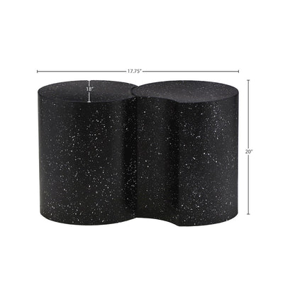 Dimple Black End Table