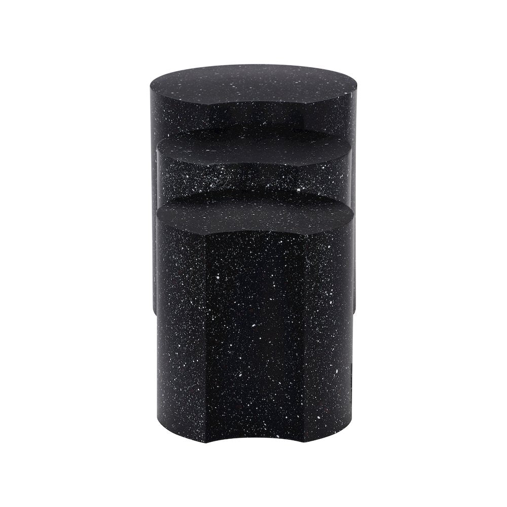 Dimple Black End Table