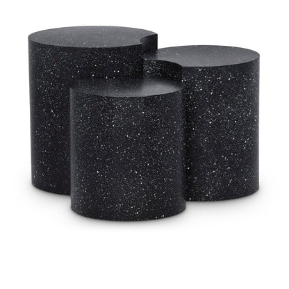 Dimple Black End Table