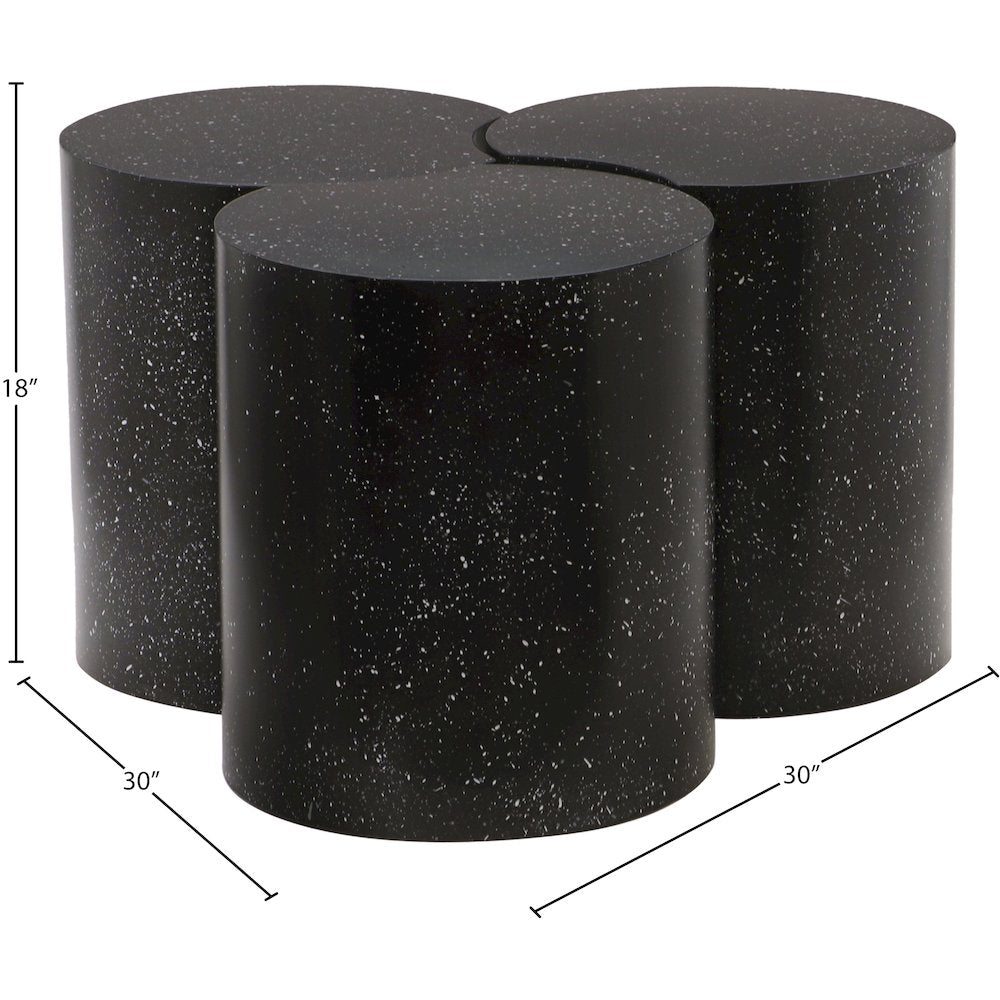Dimple Black Coffee Table