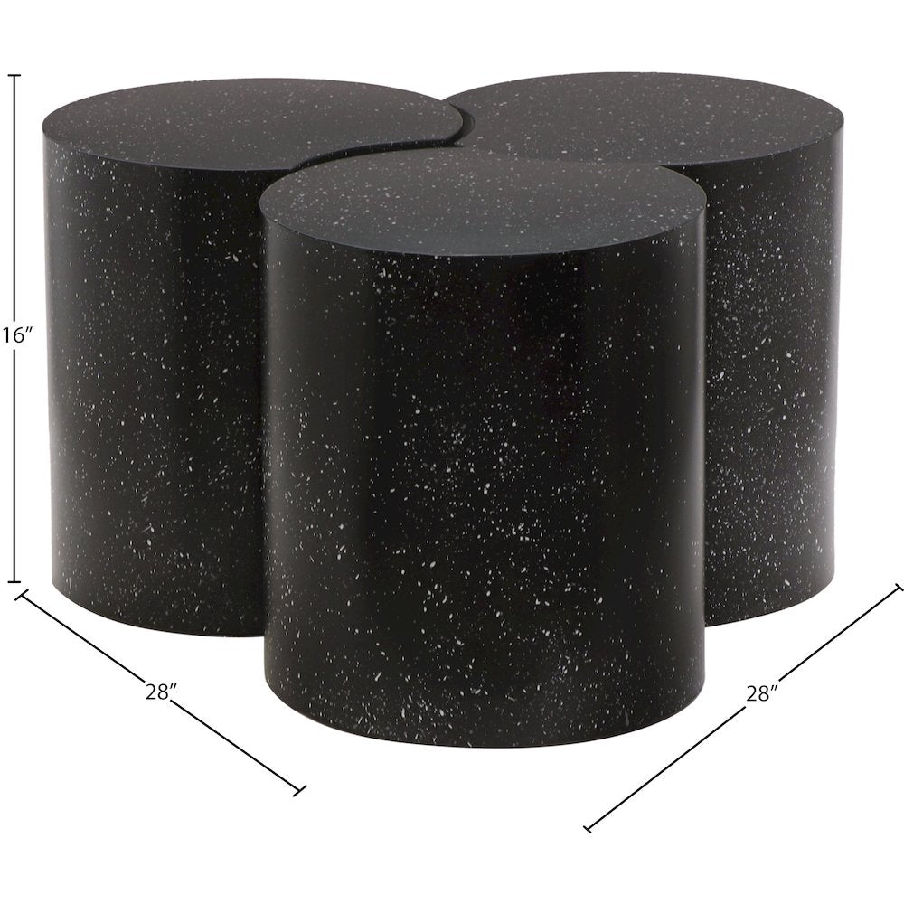 Dimple Black Coffee Table