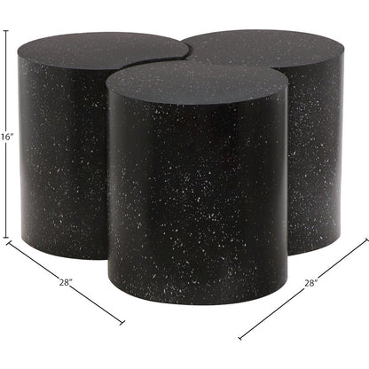 Dimple Black Coffee Table
