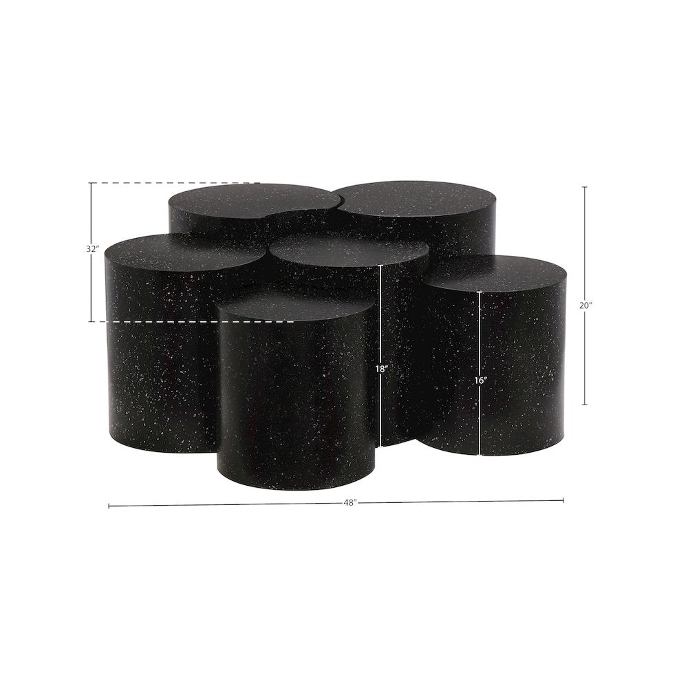 Dimple Black Coffee Table
