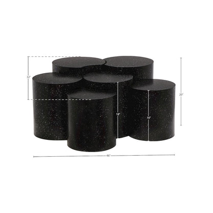 Dimple Black Coffee Table