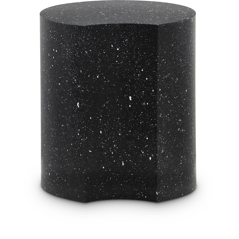 Dimple Black End Table