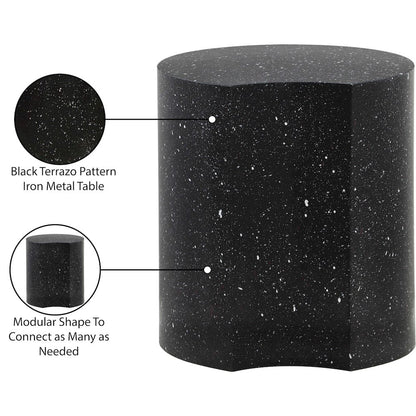 Dimple Black End Table