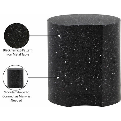 Dimple Black End Table
