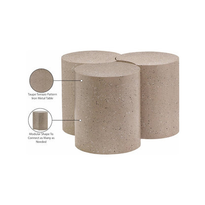 Dimple Taupe Coffee Table