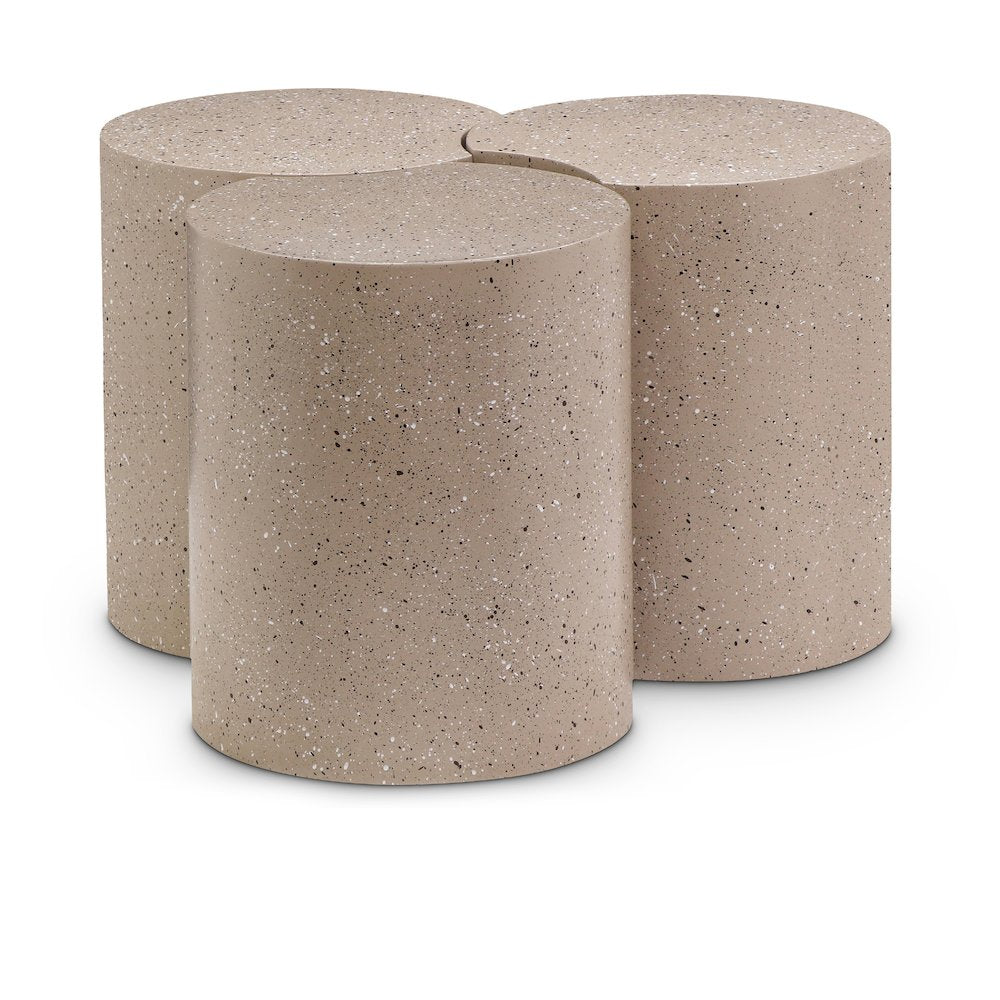 Dimple Taupe Coffee Table