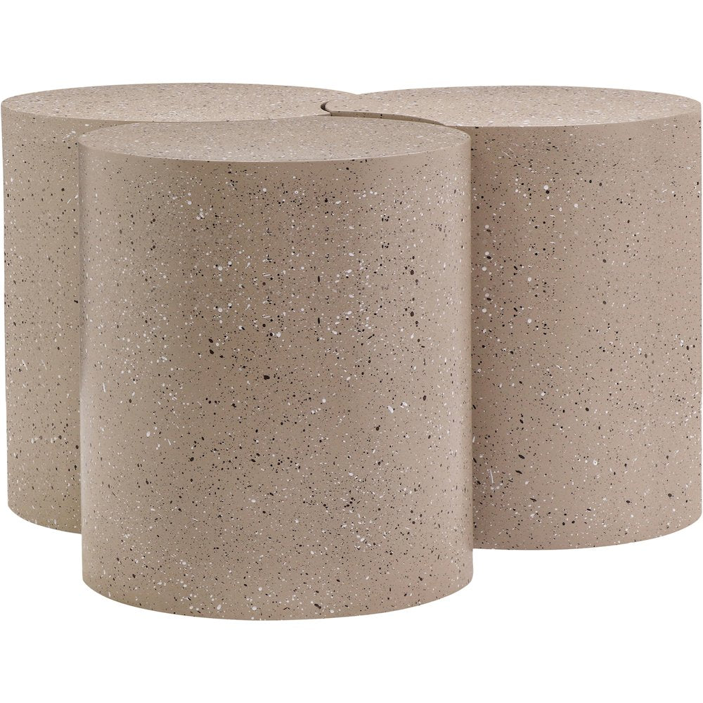 Dimple Taupe Coffee Table