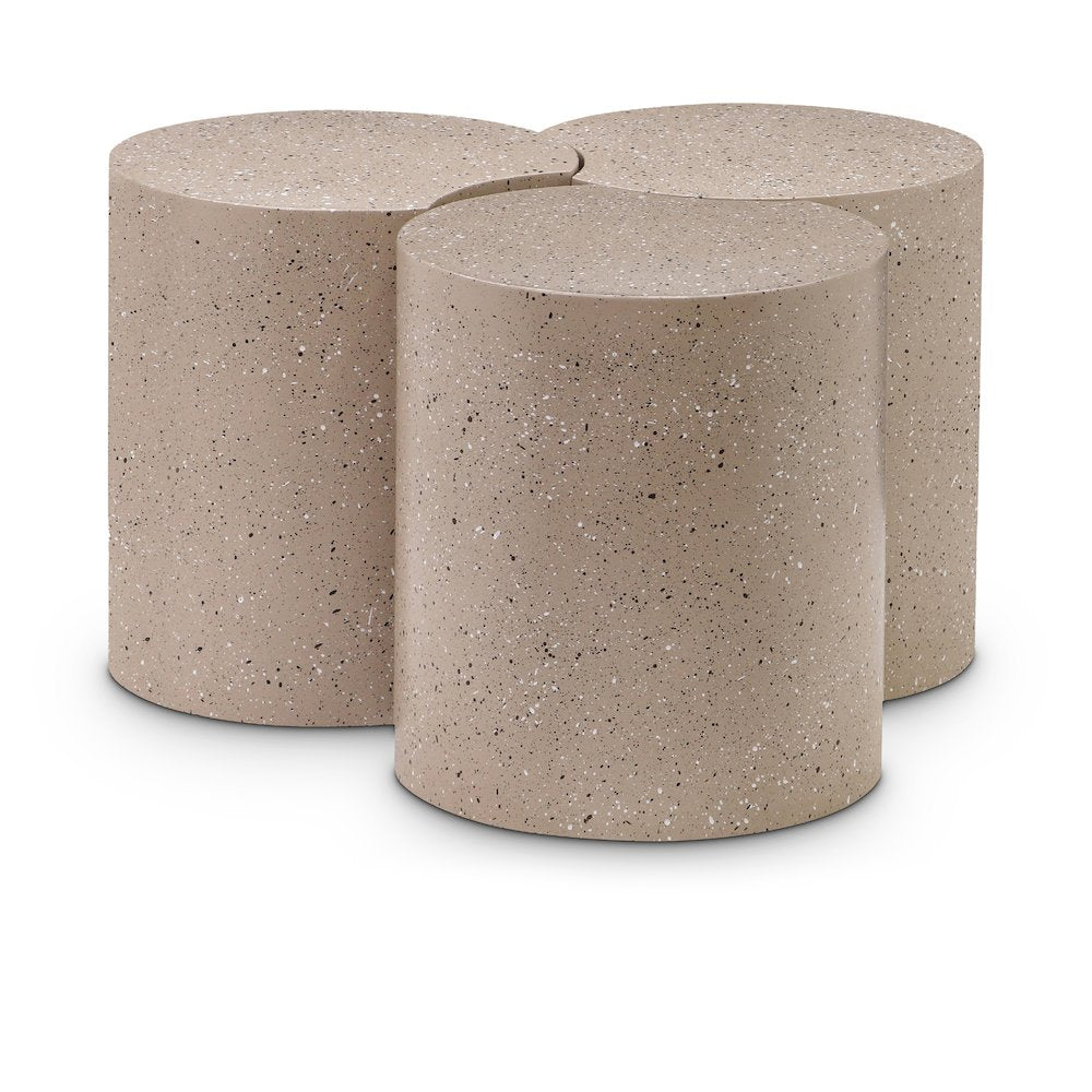 Dimple Taupe Coffee Table