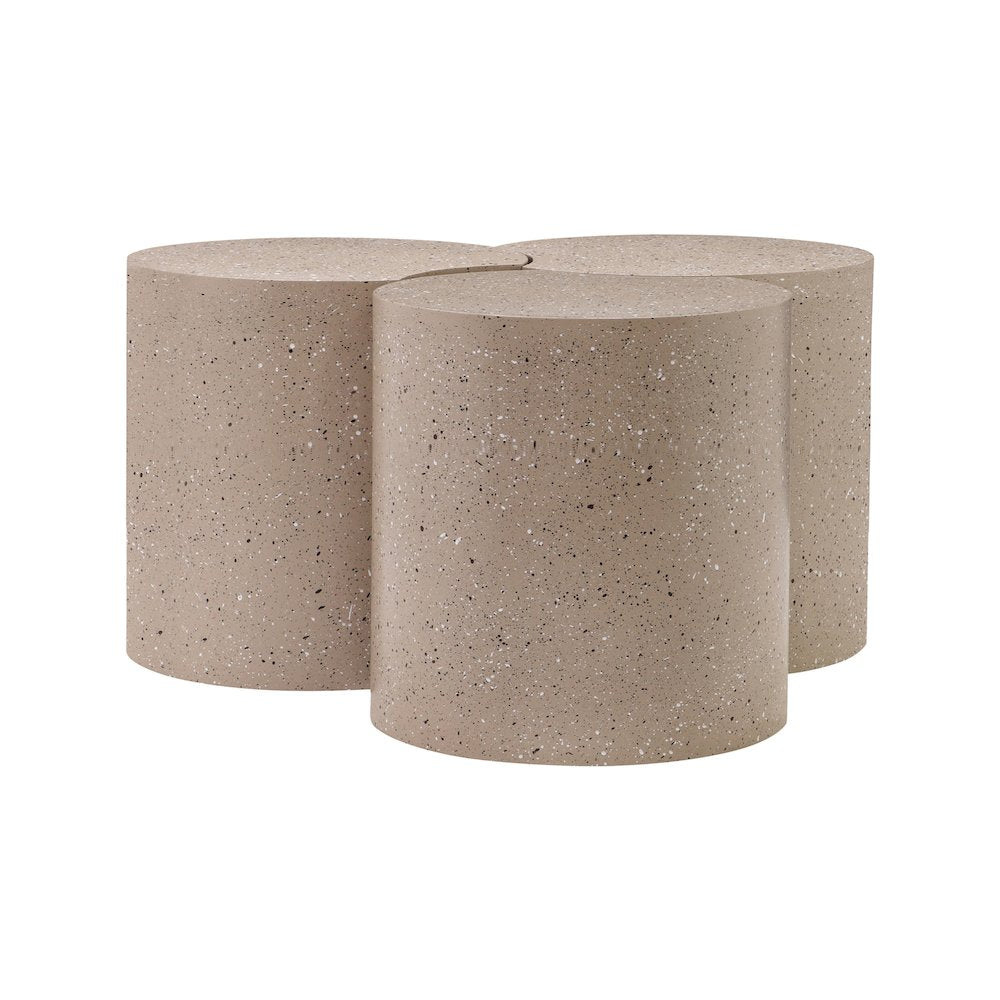Dimple Taupe Coffee Table