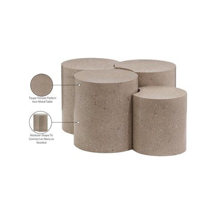 Dimple Taupe Coffee Table