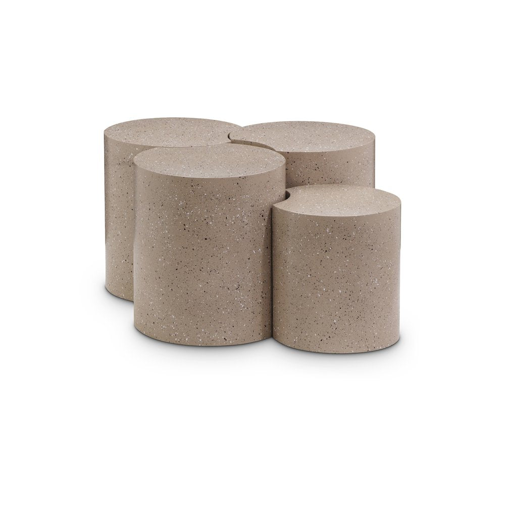 Dimple Taupe Coffee Table